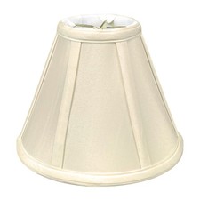 Royal Designs Deep Empire Basic Lamp Shade Round Clip 3.5x8x6 Beige