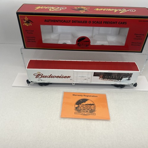 MTH Premier 20-94127 Anheuser Busch Budweiser 60’ Beer Reefer O NEW #562008 - Picture 10 of 15