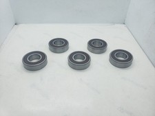 NSK 6002DDUC3 DEEP GROOVE BALL BEARING 15x32x9mm, LOT OF 5, NNB