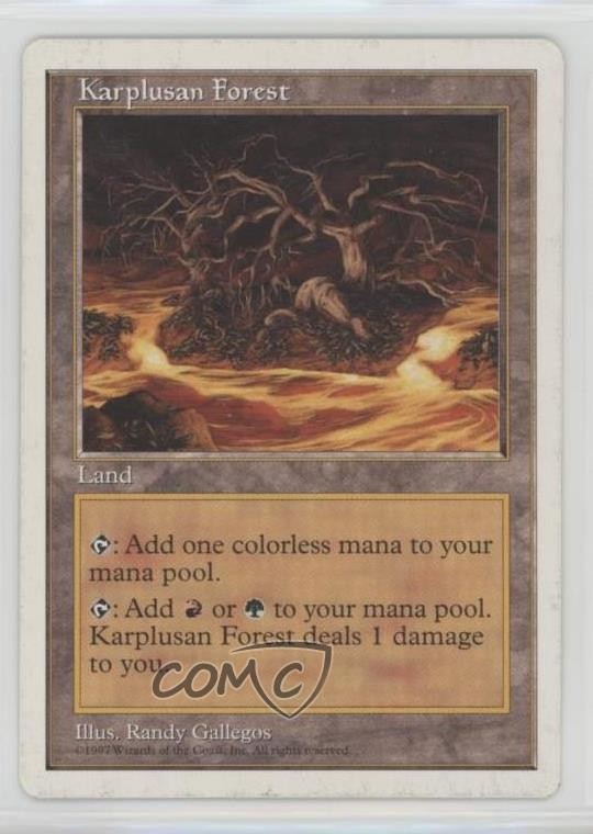 Karplusan Forest Magic: 5th Edition 1997