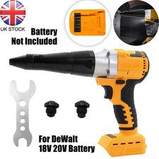 Brushless Electric Rivet Gun Cordless Rivets Nut Gun For DeWalt 18V 20V Battery