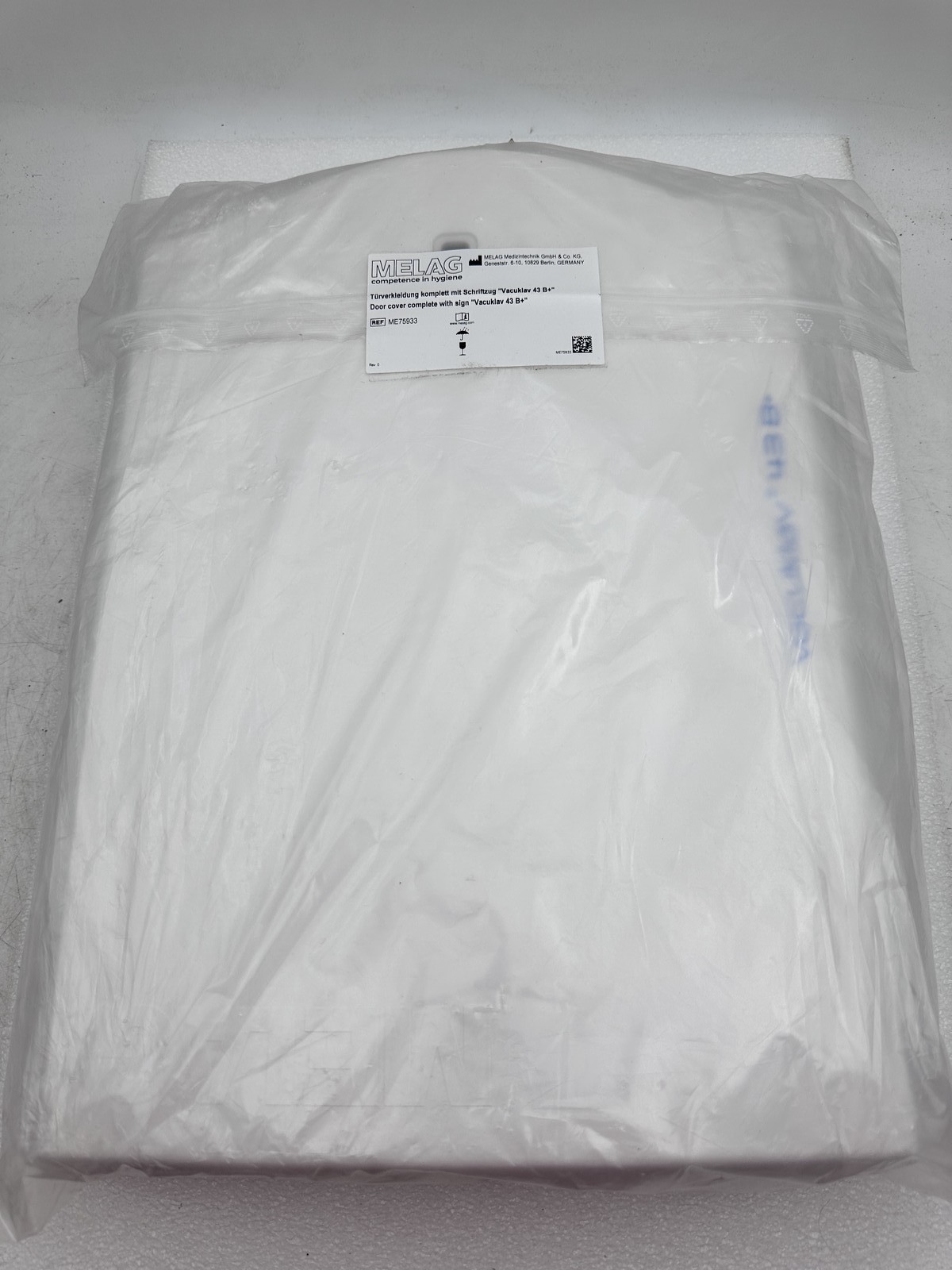 Couvercle de porte Vacuklav 43 B+ garantissant une étanchéité thermique absolue