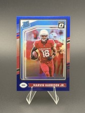 2024 Donruss Optic - Rated Rookie Marvin Harrison Jr. #276 Blue Prizm /199 (RC)