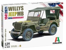 Italeri - Willys Jeep MB 80th Year Anniversary 1/24