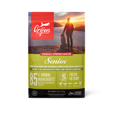 ORIJEN Grain Free, Senior, High Protein, Fresh  Raw Dry Dog Food, 13 LBS