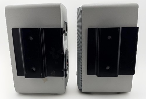 Optimus Pro 7 White Bookshelf Speakers Model 40-2065, 50W - Picture 5 of 11