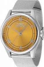 Invicta Celestial Quartz Yellow Dial Men's Watch 48481