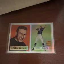 Topps 2000 Johnny Unitas #R18 Reprints Refractor San Diego Chargers NFL