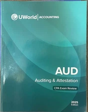 UWorld CPA Review 2025 - Auditing (AUD)