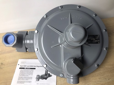 #ad #ad Fisher Controls S201 Gas Pressure Regulator 1.25–5 PSI Industrial Grade HVAC $375.00