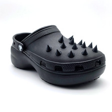Croc Spike Shoe Charms    Custom Matte Black ...