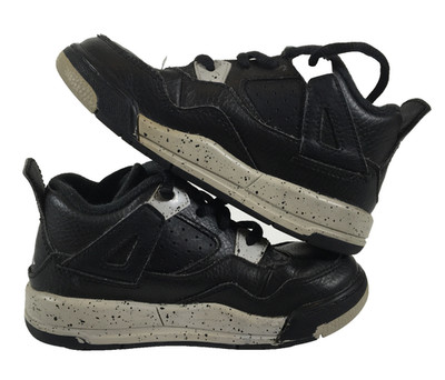 2014 Nike Air Jordan 4 Oreo Black Grey 9C