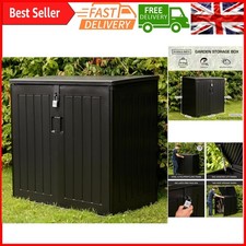 Big Capacity 775L Outdoor Garden Storage Box - Lockable Plastic Shed, Weather...