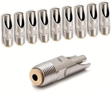 Pack of 10 Pig Waterer Nipple Stainless Steel Pig Nipple Hog Waterer Nipples Dri