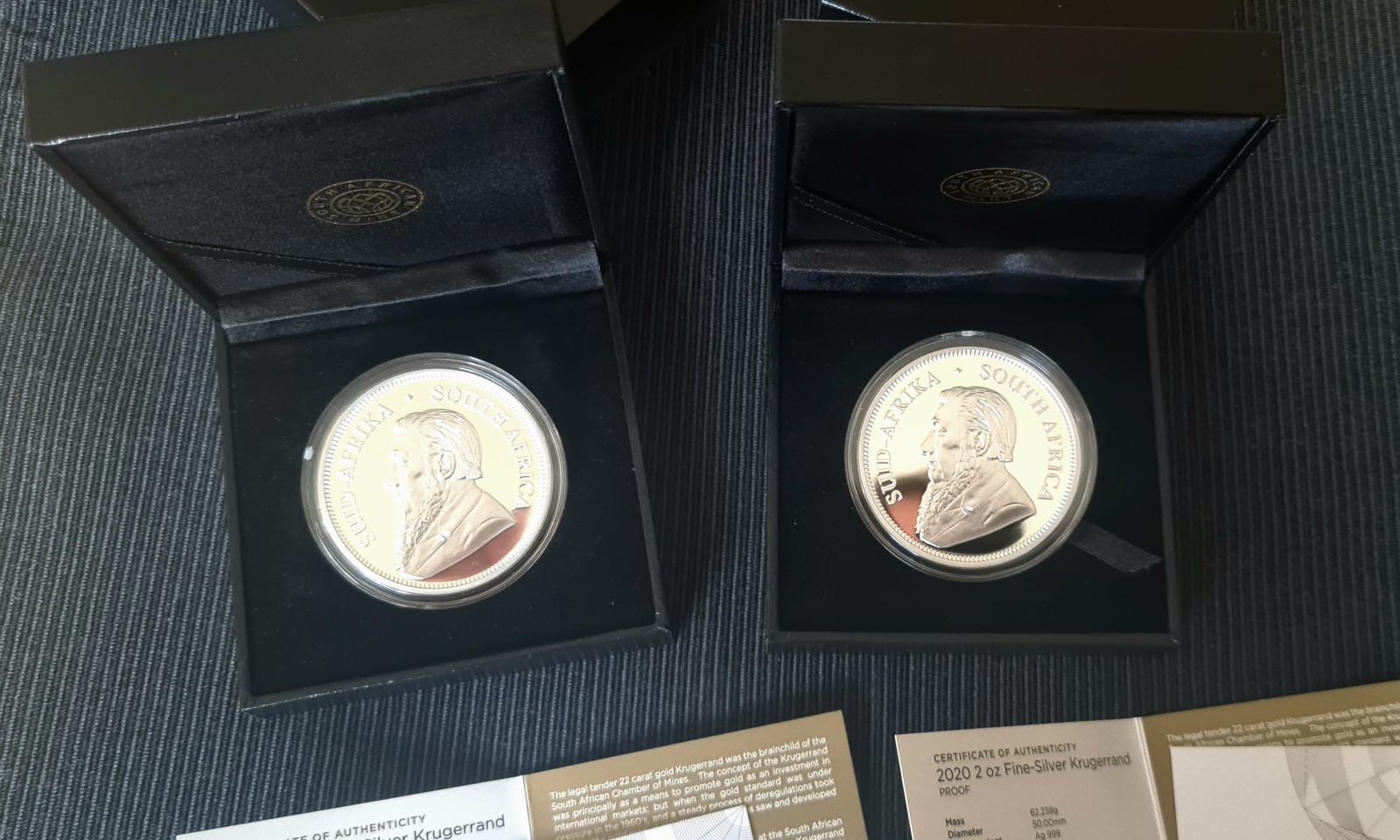 2020 Krugerrand 2oz Silver Proof Coin