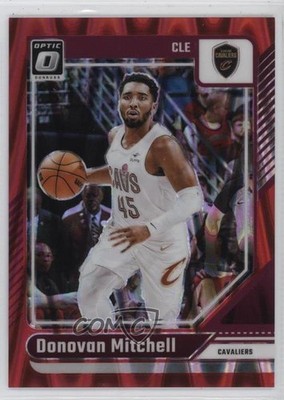2024-25 Panini Donruss Optic Red Seismic Prizm 60/149 Donovan Mitchell #91 0hr