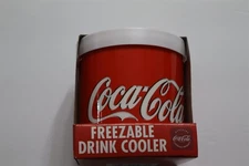 NEW Coca-Cola Coke Freezable Drink Cooler Koozie Can Holder Red Logo Reusable