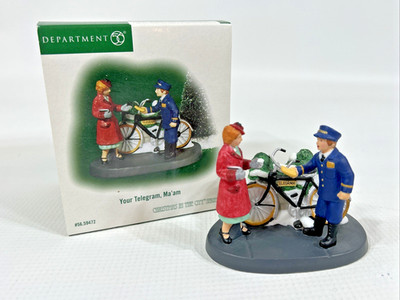 Department 56 Christmas In the City Accessory - Your Telegram, Ma'am 56.59472