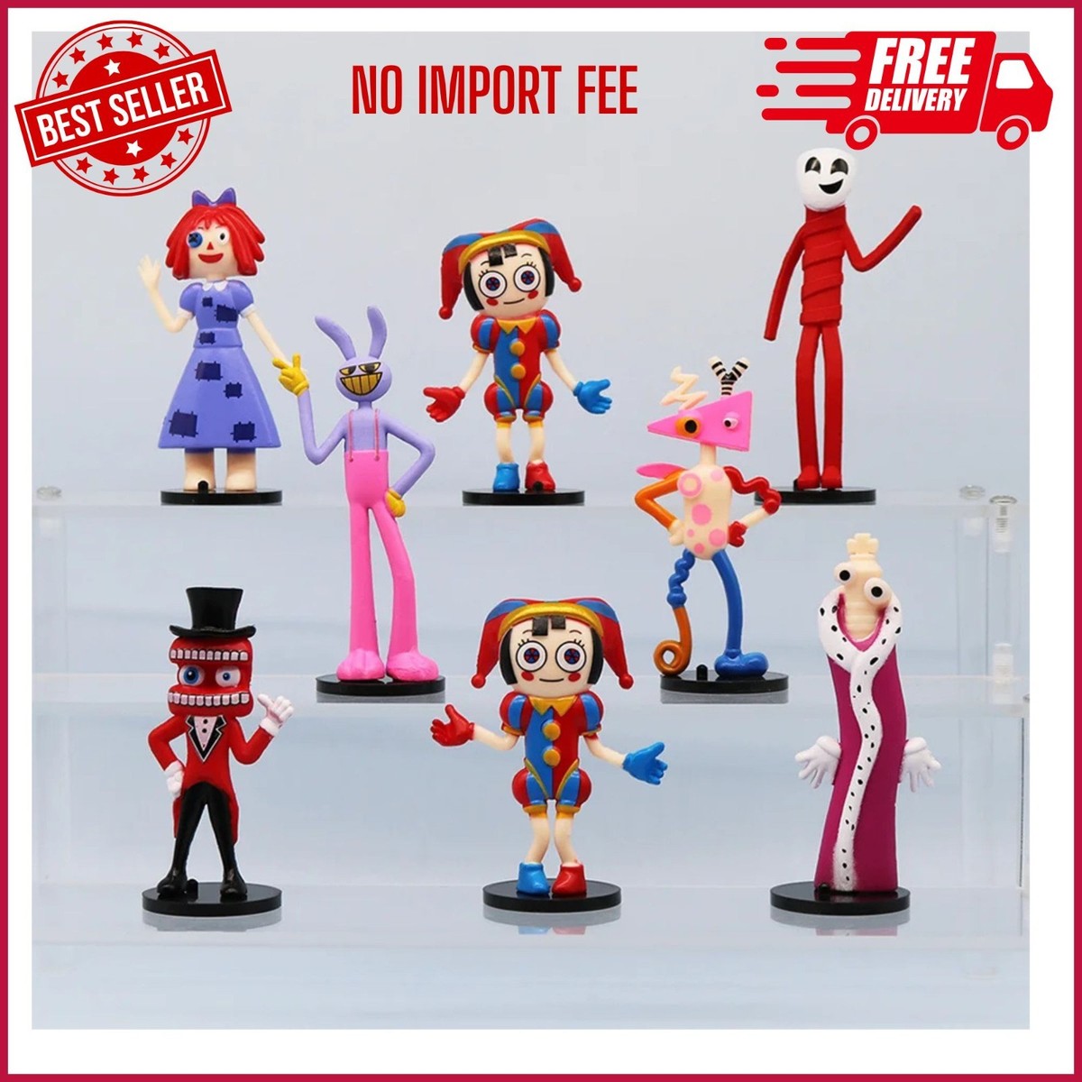 NEW 2026 8PCS-THE AMAZING DIGITAL CIRCUS Model Toy,Hobbies Cartoon