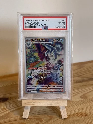 2023 Pokemon Paldea Evolved Baxcalibur 210/193 Illustration Rare PSA 8 NM-MT