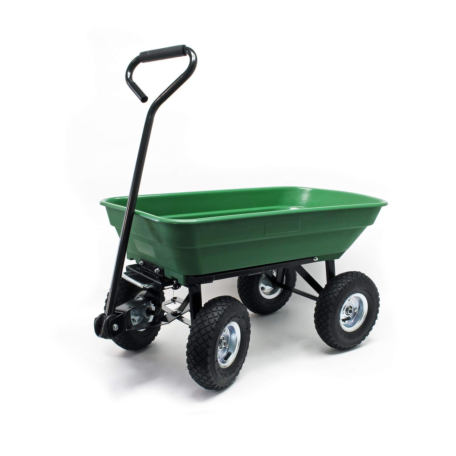 Wiltec Carrello da Giardino Ribaltabile 50L 200kg - Carretto Offerta