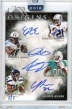 Elliott Henry Drake Prosise 2018 Honors 2016 Origins Rookie Auto Card QRARB 1/1