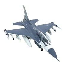 F-16D Falcon Two-Seat Fighter Jet Model 1:72 Scale Alloy Aircraft 21cm Long