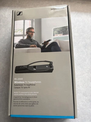 Sennheiser RS 2000 Funk Kopfhörer Rechts /Links Balance Kabelgebunden schwarz