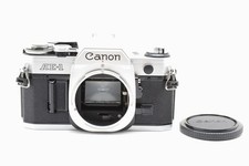 All Works Top MINT Canon AE-1 AE1 35mm SLR Film Camera Silver Body From JAPAN