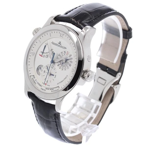 Jaeger LeCoultre — Jaeger-LeCoultre Master Geographic 147.8.57.S/Q1508420 40mm SS Watch #C11990