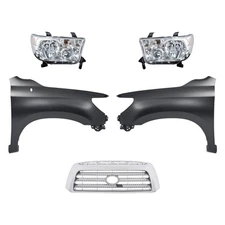 For Toyota Tundra 07-09 5-Piece Kit (Driver and Passenger Side Headlights,