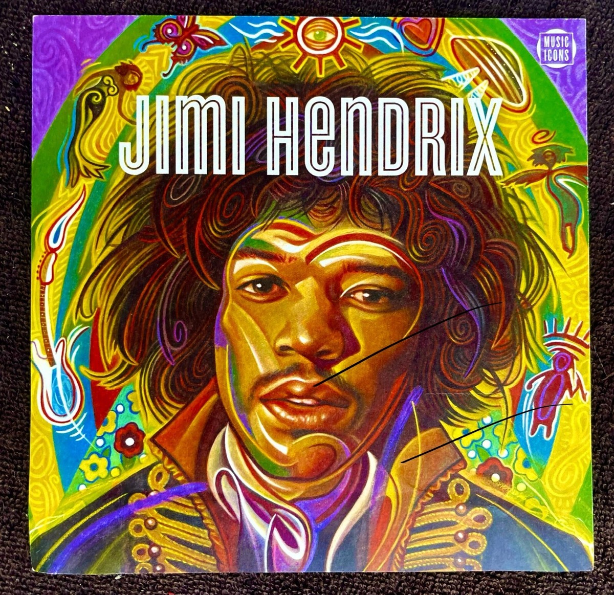 JIMI HENDRIX LSD BLOTTER ART Vintage USPS STAMP PAGE United States