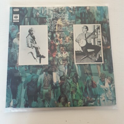 PETE SEEGER YOUNG VS OLD VG+/VG+ VINYL LP 33 UMDREHUNGEN