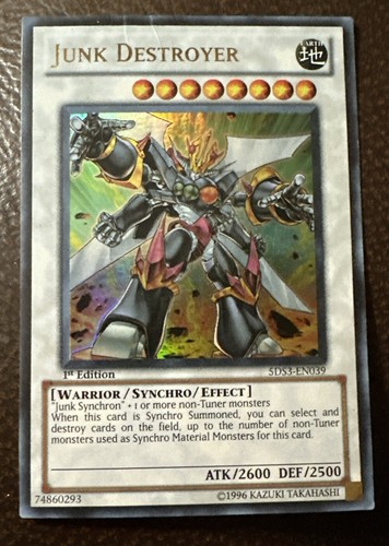Yu-Gi-Oh! Junk Destroyer Ultra Rare 1st Edition 5DS3-EN039