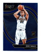 2020-21 Panini Select Basketball #279 Zeke Nnaji Blue Denver Nuggets