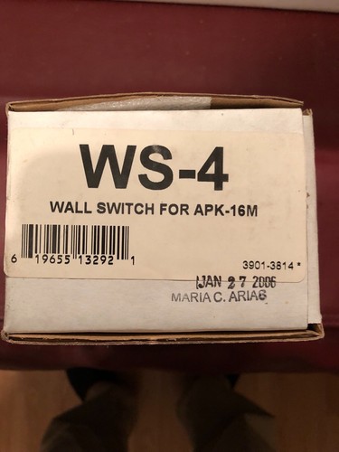 Real Fyre WS-4 Wandschalter für APK-16M - Bild 2 von 2