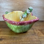 Boston Warehouse Leaf Bowl & Spreader Set Fall Thanksgiving Country Farmhouse