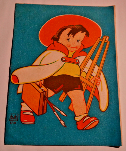 Libro para colorear raro editorial S x S aprox. años 50/60