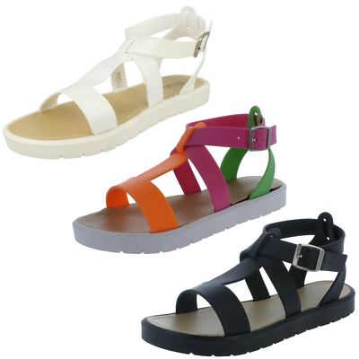 Damen Spot On Gladiator Style ''Sandalen''