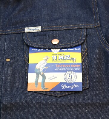 Wrangler Men's Denim Jacket 11MJZ Cone Mills White Oak