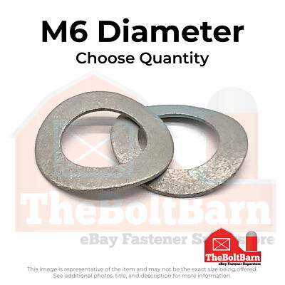 #ad #ad M6 Class 12 Curved Spring Washers Plain Pick Quantity $49.58