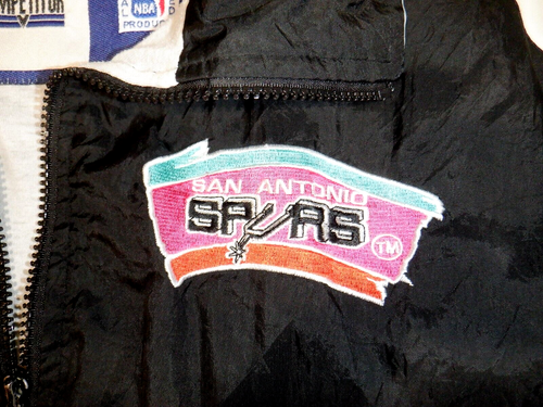 Chaqueta San Antonio Spurs de nailon ligera vintage - Imagen 5 de 12