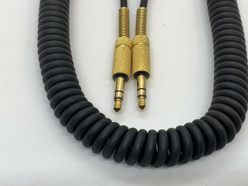 Marshall Woburn Kilburn II Speaker Audio AUX Coiled Cable Replacement Blk or Wht - Picture 18 of 24