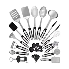 Home Hero Stainless Steel Non-Stick Kitchen Utensil Set 25 Cooking Utensils 