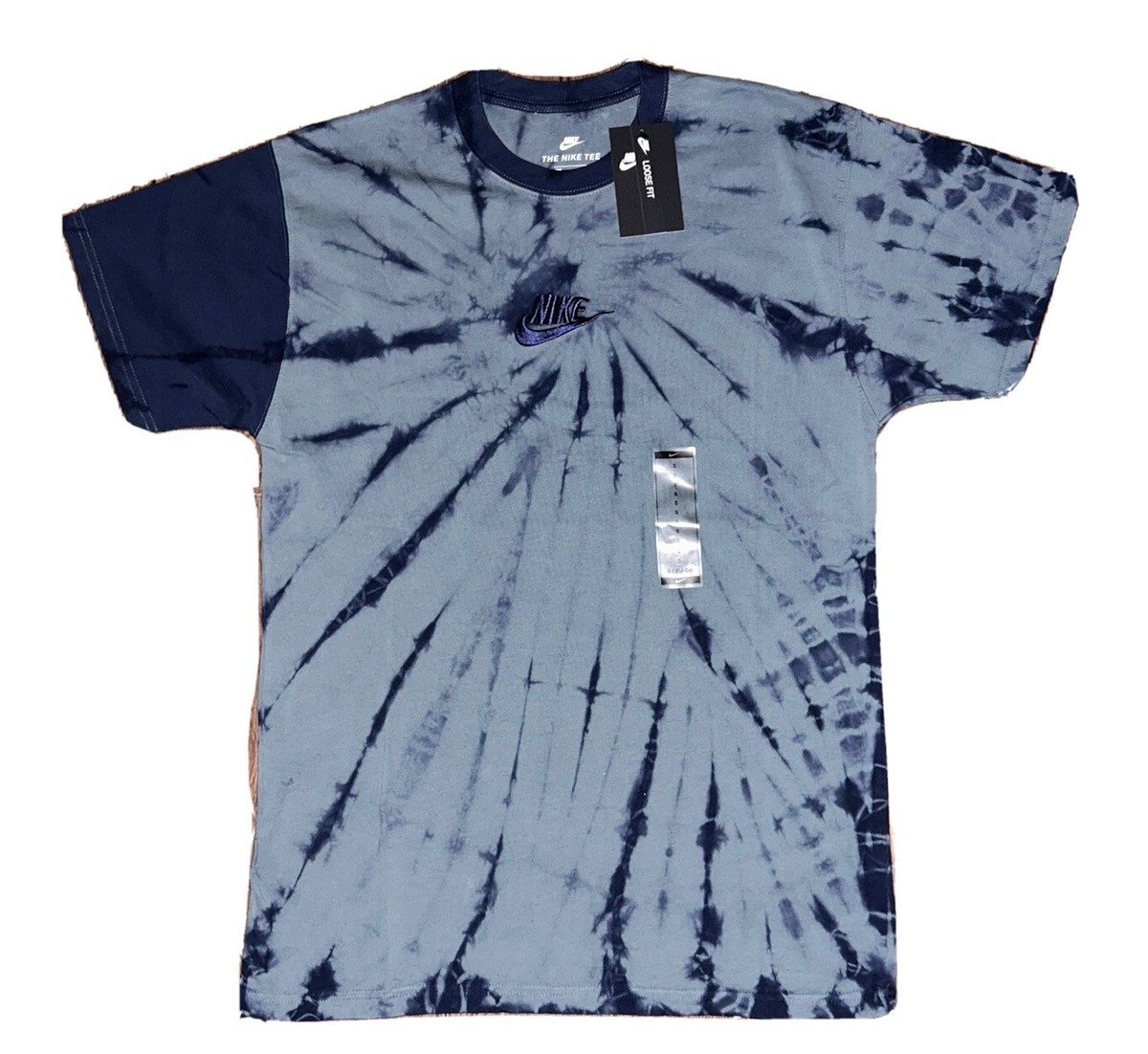 nike premium essentials tie dye t shirt