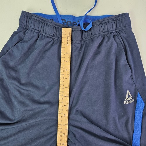 Reebok Men's M Midnight Blue Athletic Short With Drawstring & Pockets Gym/Casual - Picture 4 of 9