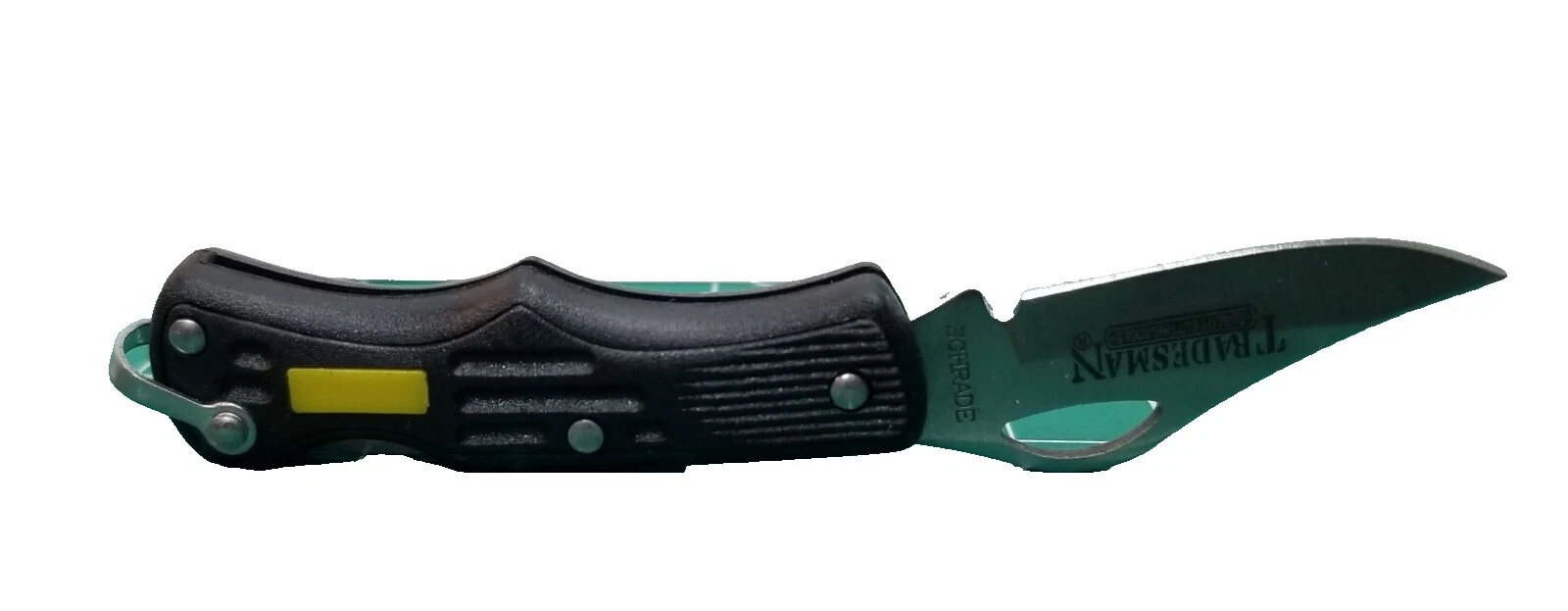 Mango de Plástico Negro Schrade cuchillos plegables de colección