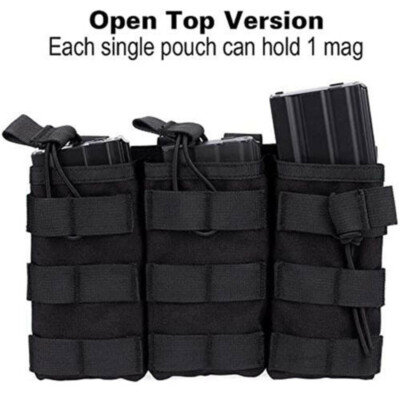 Jumpable Triple 5.56 Mag Pouch Hook and Loop | Chase Tactical