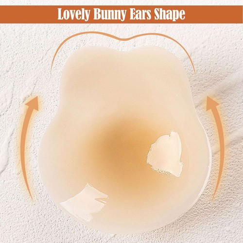 Silicone Self-Adhesive Stick On Gel Push Up Strapless Backless Invisible Bras US - Picture 9 of 14