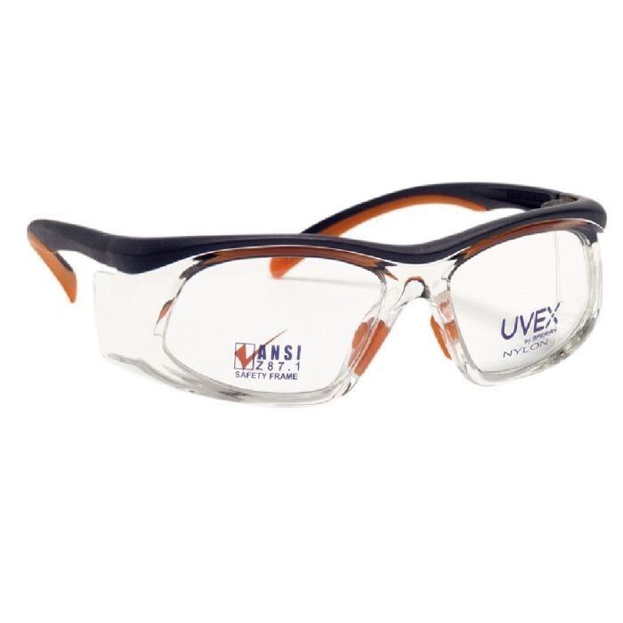 Saftey glasses Honeywell Uvex SW06 Titmus Eyewear, Clear,Orange